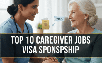 top 10 caregevier jobs with visa sponsorship