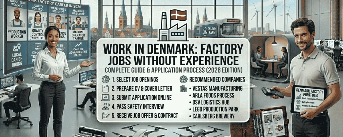 Work in Denmark: Factory Jobs Without Experience & How to Apply (2026 Guide)